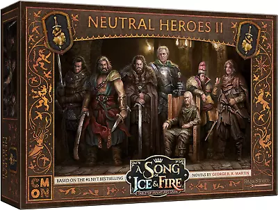 A Song Of Ice And Fire Tabletop Miniatures Neutral Heroes II Box Set - Unleash T • $56.99