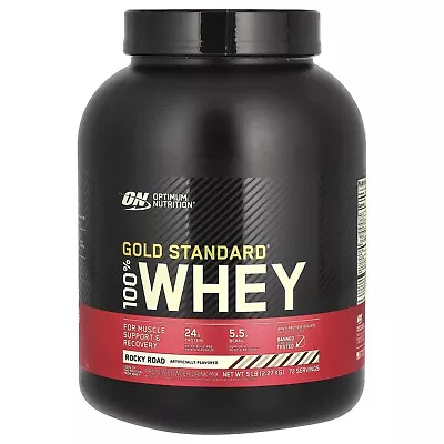 Gold Standard 100% Whey Rocky Road 5 Lb (2.27 Kg) • $84.99