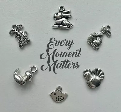 £2.99 • Buy  30 X Tibetan Silver EASTER MIXED CHARMS BUNNYS RABBIT HENS CHICKS MIX Charms