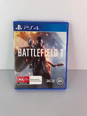 Battlefield 1 (PlayStation 4 2016) - Free Aus Postage • $8.95