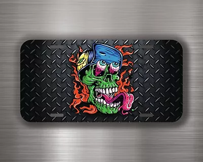  Punk 90s Zombie Vehicle License Plate Front Auto Car Tag Decor Bumper WH23 • $20.95