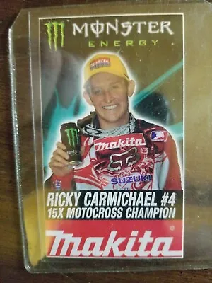 RICKY CARMICHAEL Decal. AHRMA Vintage SUZUKI MX SX MOTOCROSS GNCC SUPERCROSS  • $4