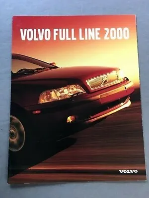$9.56 • Buy 2000 Volvo Car Sales Brochure Catalog - S80 S70 S40 V70 V70XC V70R C70