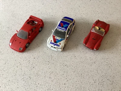 £4.99 • Buy Vintage Burago Toy Cars 1/24 Scale Ferrari F40 Cobra 427 BMW M3 Made In Italy