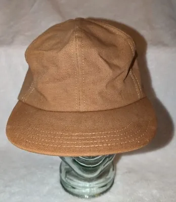 Vintage Duck Canvas Hat Cap Ear Flaps Brown Size XL Thinsulate USA Made  • $18