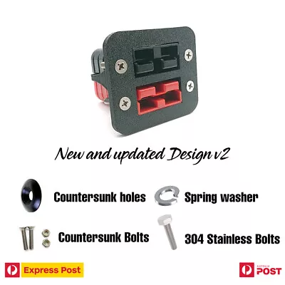 Anderson Plug 50A DUAL Double Triple Twin V2 KIT MOUNT TRAILER CARAVAN 4WD • $34