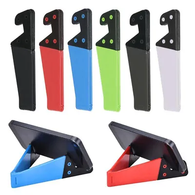 4pcs Foldable Mobile Phone Stand Holder Rack For Smart Phone IPad & Tablet PC • £2.03