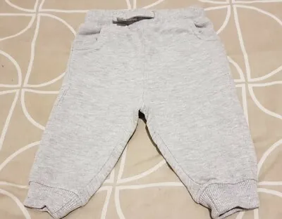 Jogging Bottoms Trousers Grey Cuffed Joggers Baby Boys 3 Months • £3