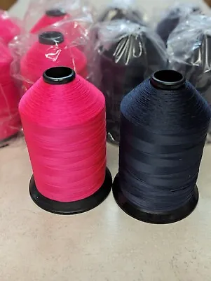 Nylon/Polyester Thread #69 Medium/Heavy - 16 Oz Cone  Bonded  - Navy Or Hot Pink • $10