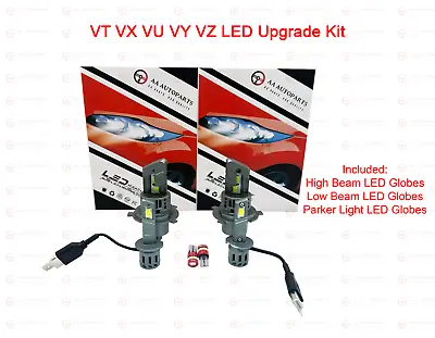 LED Bulb Globes Upgrade Kit Set 6PCS Holden Commodore VT VX VU VY VZ SS SV6 V8 • $89.99