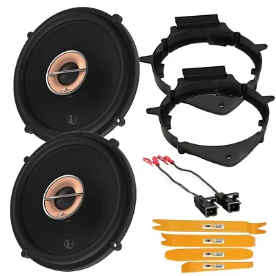 Kappa 63XF 255W  6.5  CAR Speakers For Truck Front OR Rear Door W/ Install Kit • $159.99