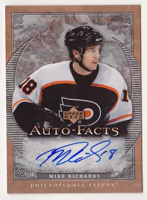 07-08 Artifacts Mike Richards Auto Autofacts Flyers 2007 • $12.14