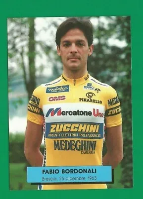 CYCLING Cycling Card FABIO BORDONALI Team MERCATONE UNO 1992 • $2.12