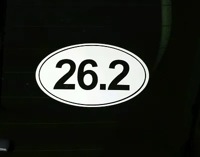 26.2 Marathon Running For Cure Car Truck Vinyl Die-Cut Decal Sticker Mudder 5K • $1.99