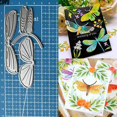 £3.83 • Buy Dragonfly Metal Cutting Dies Scrapbooking Embossing Paper Card Crafts Stencils