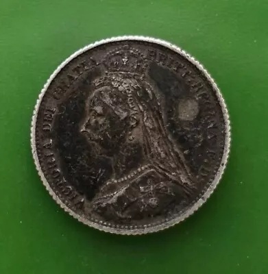 1887 Victoria Silver Sixpence Coin #2873c • £16