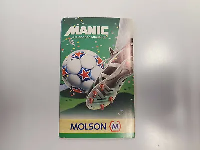 RS20 Montreal Manic 1983 NASL Soccer Pocket Schedule - Molson/Laurentide • $3.49