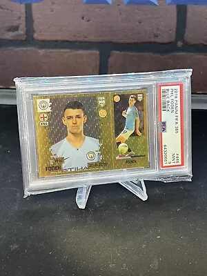 Phil Foden 2019 Panini Fifa 365 Sticker Rookie PSA 9 England Manchester City • $20