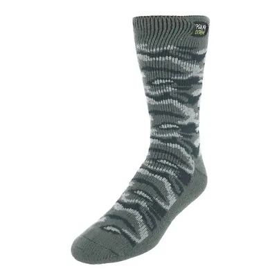 Polar Extreme 1 Pair Brush Lined Thermal Socks 10-13 CAMO Gray Men's Shoe 6-12 • $16.95