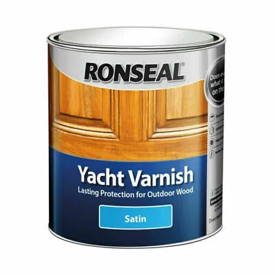 £24.99 • Buy Ronseal Exterior Yacht Varnish Satin - 1L