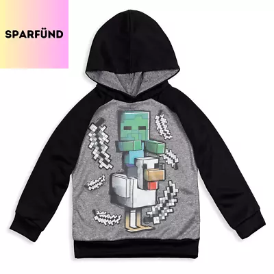 Minecraft Zombie Big Boys Fleece Pullover Hoodie Little Kid To Big • $70.40