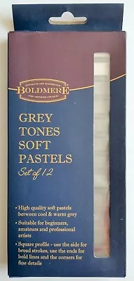 Boldmere Grey Tone Soft Pastels Set Of 12 • £6.95