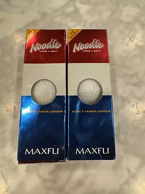 Maxfli Noodle Long & Soft 2 Sets 6 Golf Balls Brand New • $14.58
