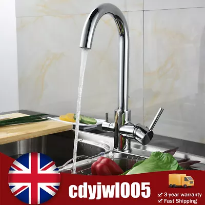 3-Way Kitchen Sink Faucet Waterfilter Tap Mixer Drinking Water Filter Chrome NEW • £54.81