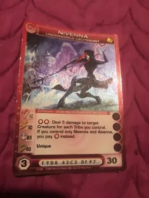 Chaotic Card : Nivenna Underworld Lieutenant Forged Unity Rare Creature • $5