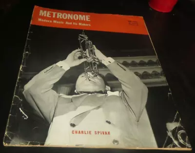 Metronome Magazine February 1943 Charlie Spivak On Cover DETACHED COVERS • $20.95