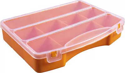 £5.99 • Buy 8 Compartment 7  Organiser Box For Small Parts Or Fishing Tackle Hooks Etc Box