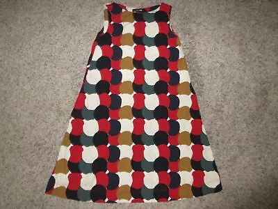 Marimekko Uniqlo Women Cotton Sleeveless Tank Dress  Xxs Geometric Print-pockets • $31.99