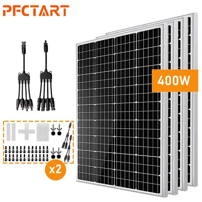 400W Solar Panel 12V/24V/36V/48V High-Efficiency Mono Solar Module RV Balcony • $71.99