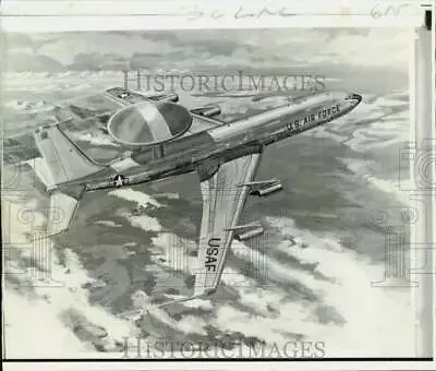 1970 Press Photo Mock-up Of New Boeing Plane To Be Used By The U.S. Air Force • $16.99