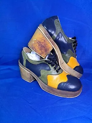 1970s Regal Platform Shoes - Mens 10.5 - Made In Italy - READ DESCRIPTION! • $254.99