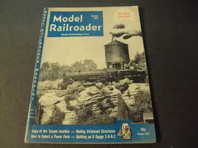 Model Railroader Oct 1952 Saga Of Tuxedo Junction How To Select Power  ID:66125 • $10