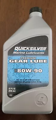 QuickSilver Marine Lubricant Premium Gear Lube SAE 80W-90 32 Oz.  • $22.99