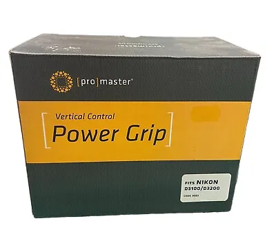 Promaster Vertical Control Power Grip For D3100 D3200 • $69.95