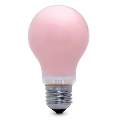 5 X 25W ES E27 Pink Coloured GLS Light Bulbs • £4.99