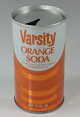 Vintage Varsity Orange Soda Pop Can Straight Steel Graf's Milwaukee WI • $12.99