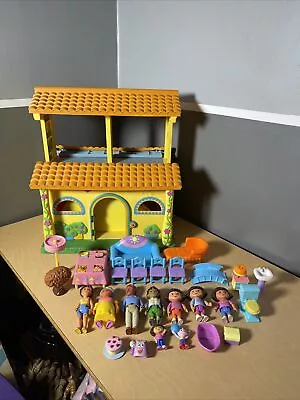 Dora The Explorer Pop Up Talking Doll House Mattel Dolls Furniture Accessories • $119.95