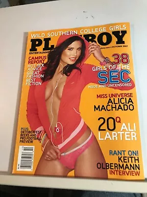 Playboy Magazine October 2007 Miss Universe  Really Great Centerfold • $7.99