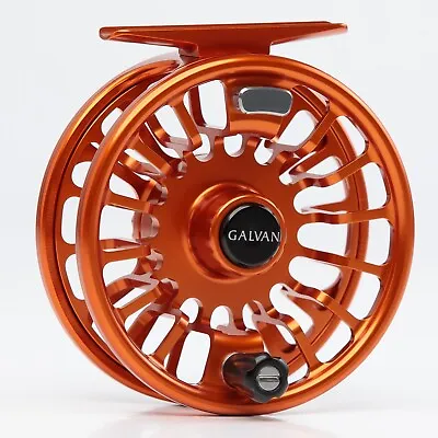 Galvan Torque T-5 Fly Reel - Orange - Free Fly Line - FREE 2 DAY SHIPPING • $440