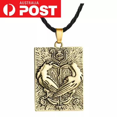 Eagle Necklace Pendant Chain Men Women Viking Unisex Metal Jewellery Gift Xmas • £6.17