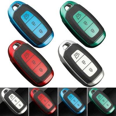 $6.72 • Buy Cover Key Fob Cover Holder Remote Key Case For Hyundai I30 Ix25|Elantra|KONA