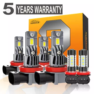 For Chevy Monte Carlo LT Coupe 2006-2007 LED Headlight High Low Fog Light Bulbs • $79.99