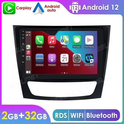 9'' Android 12.0 2+32G Car Stereo Radio GPS Headunit For Mercedes Benz W211 W219 • $116