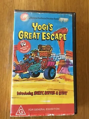 Hanna-barbera Productions - Yogi’s Great Escape - On Vhs - A Rare Find! • $14.95