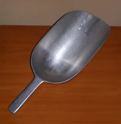 Vintage ALUMINUM SCOOP Ice Seed Candy Feed West GERMANY 13.5  X 5.25  ENORMOUS • $29.95