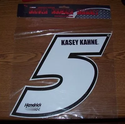 Kasey Kahne #5 10x11 R&r Driver Number Magnet • $4.95